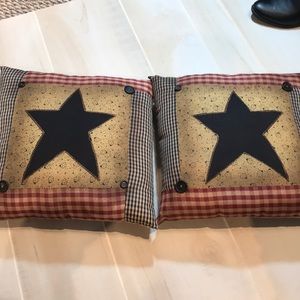 2 nwot country throw pillows